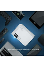 HyMark 1080P Mini Taşınabilir Wifi iOS & Android Telefon Yansıtma P62 Model Projeksiyon Cihazı