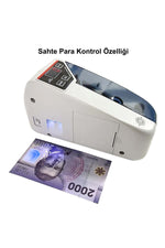 HyMark Kağıt Para Sayma Makinesi Mini Taşınabilir UV Lamba Para Kontrol